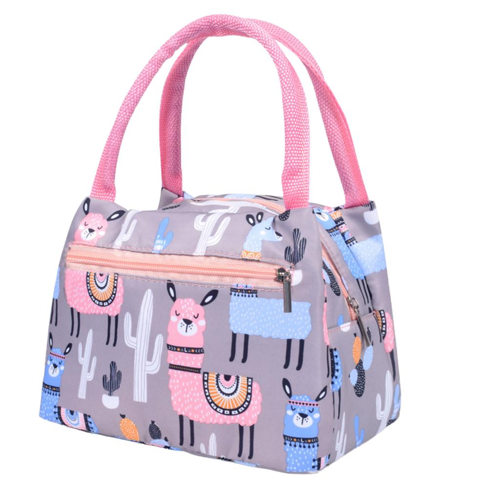 Insulated Picnic Cartoon Carry Case Thermal Portable Cold Lunch Bag Bento bag