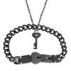 Europäische und Amerikanische Partnerarmbänder, Ein Paar konzentrische ineinandergreifende Titanstahlarmbänder, Edelstahl Herren- und Damen-Liebesarmbänder