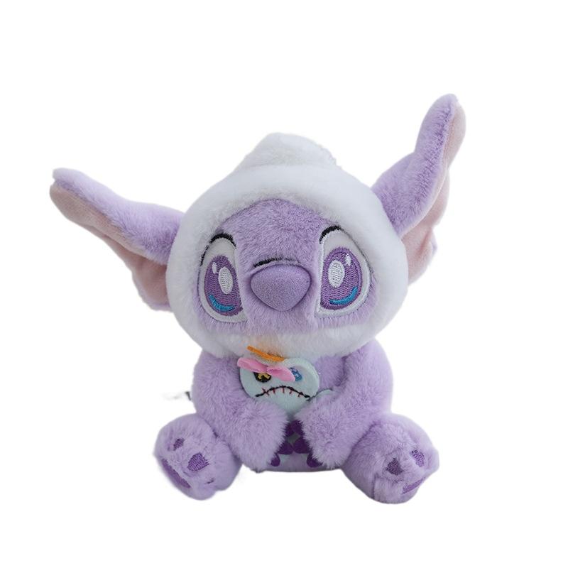13cm Stitch Keychain Plush Toy Backpack Pendant Decoration Girl Toy Soft and Comfortable Stuffed Doll Boys Birthday Gifts