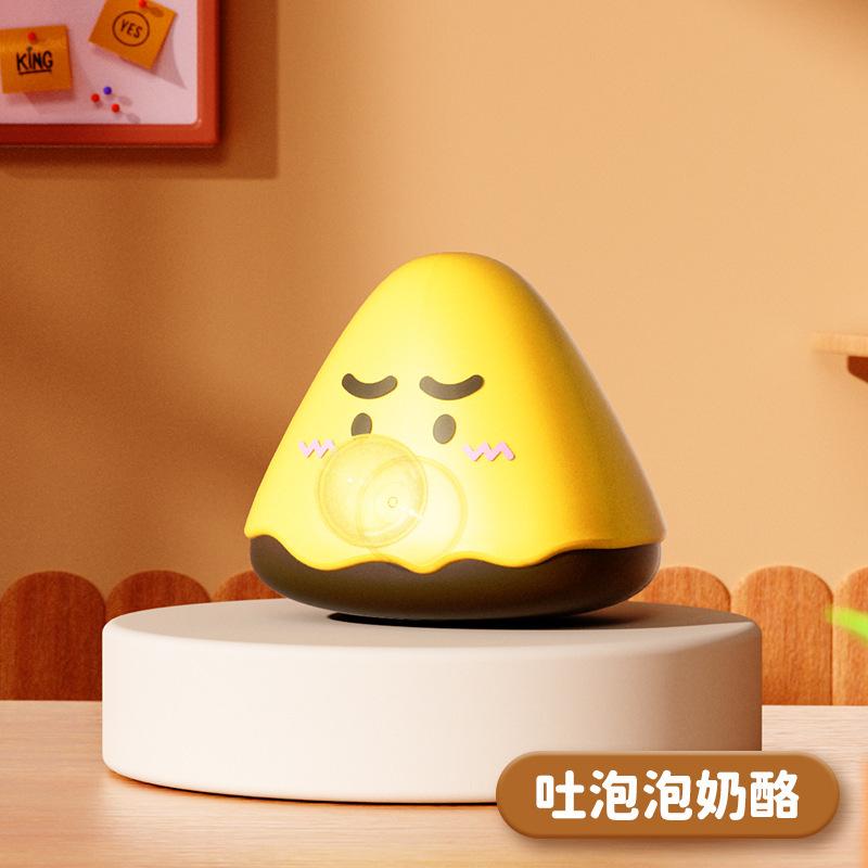 Cartoon Food Spitting Bubbles Squishy Toy Squeeze Stress Relief Sensory Fidget Toy Cute Design For Office Hom Decompression