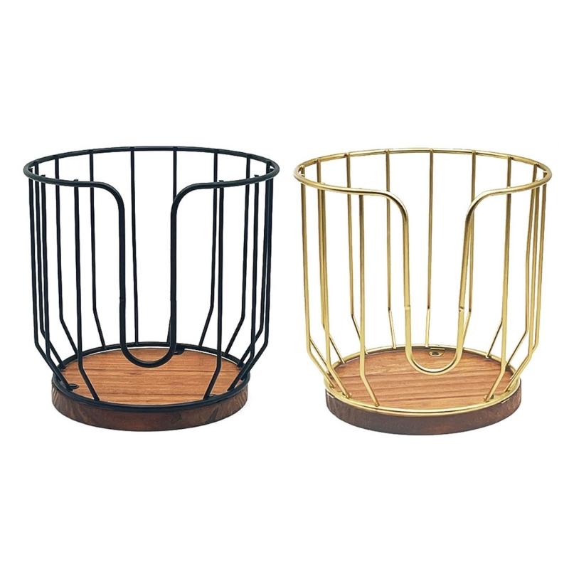 Convenient Metal Coffee Organizer Practical Coffee Pods Dispenser Large Capacity Espressos Pods Storage Basket Holder