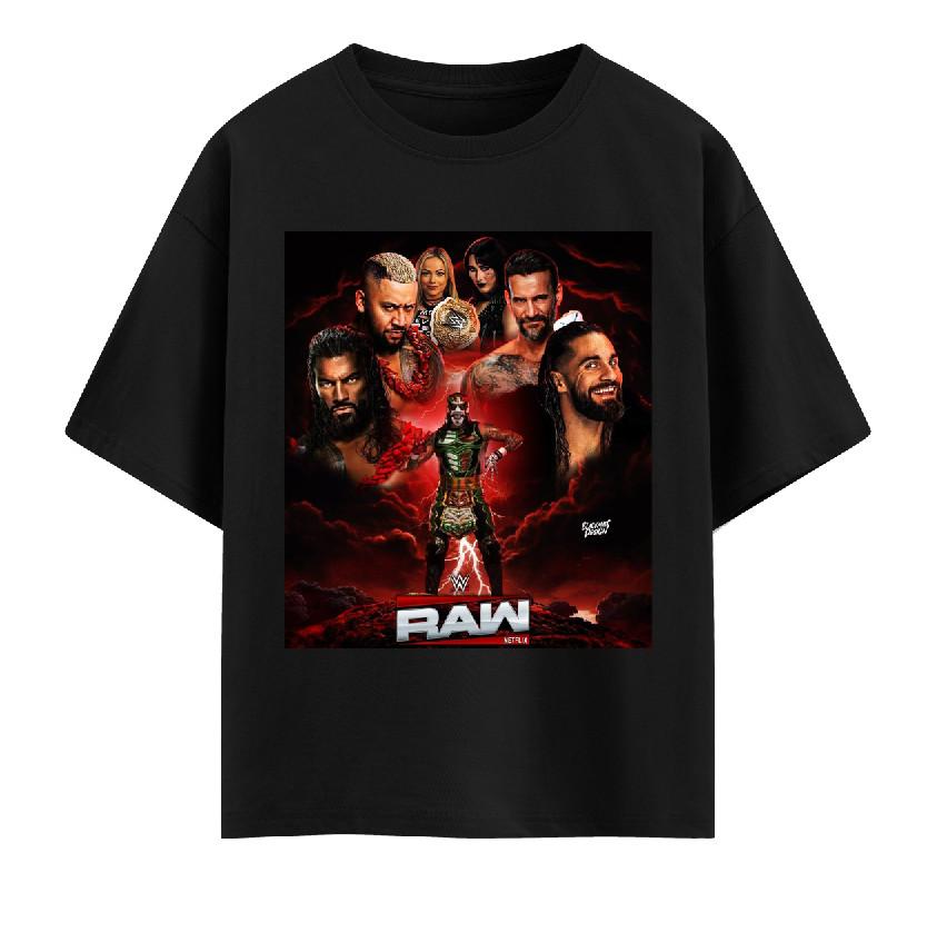 Pro Wrestling Fan Tee; RAW Blackmass Graphic Shirt; Unisex 2025 Top Unisex T-Shirt