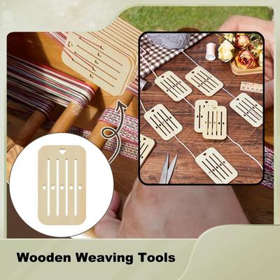 Houten Brei- en Weefgereedschappen Houten Brei- en Weefaccessoires DIY Houten Hulpwerktuigen