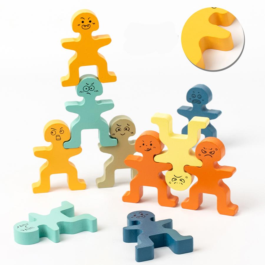 

Early educatio Children Education building Block Toy Wooden Balance Blocks Toy brand high quality kids Exercise hands-on skills