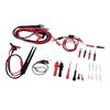 27Pcs Multimeter Test Set Electrical Hook Probes Multifunctional Replaceable Kit 10A with 1mm 2mm