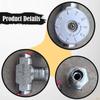 -g3/8 Hydraulisches Regelventil Ersatzteil Professionell 3/8" L08 Robustes Drosselventil für Mini
