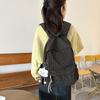 Schultasche Campus College Student Schultasche Damen Koreanische Edition ins Einfacher Karierter Rucksack Schüler und Oberstufenschüler Freizeitrucksack Trend
