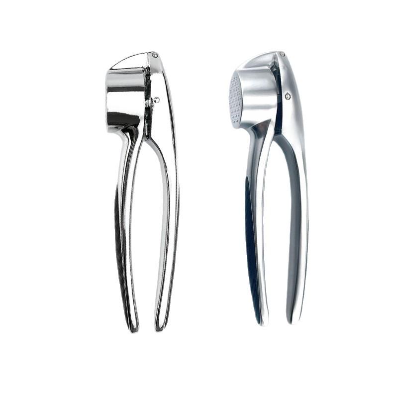 Zinc Alloy Manual Garlic Press & Peeler Kitchen Gadget