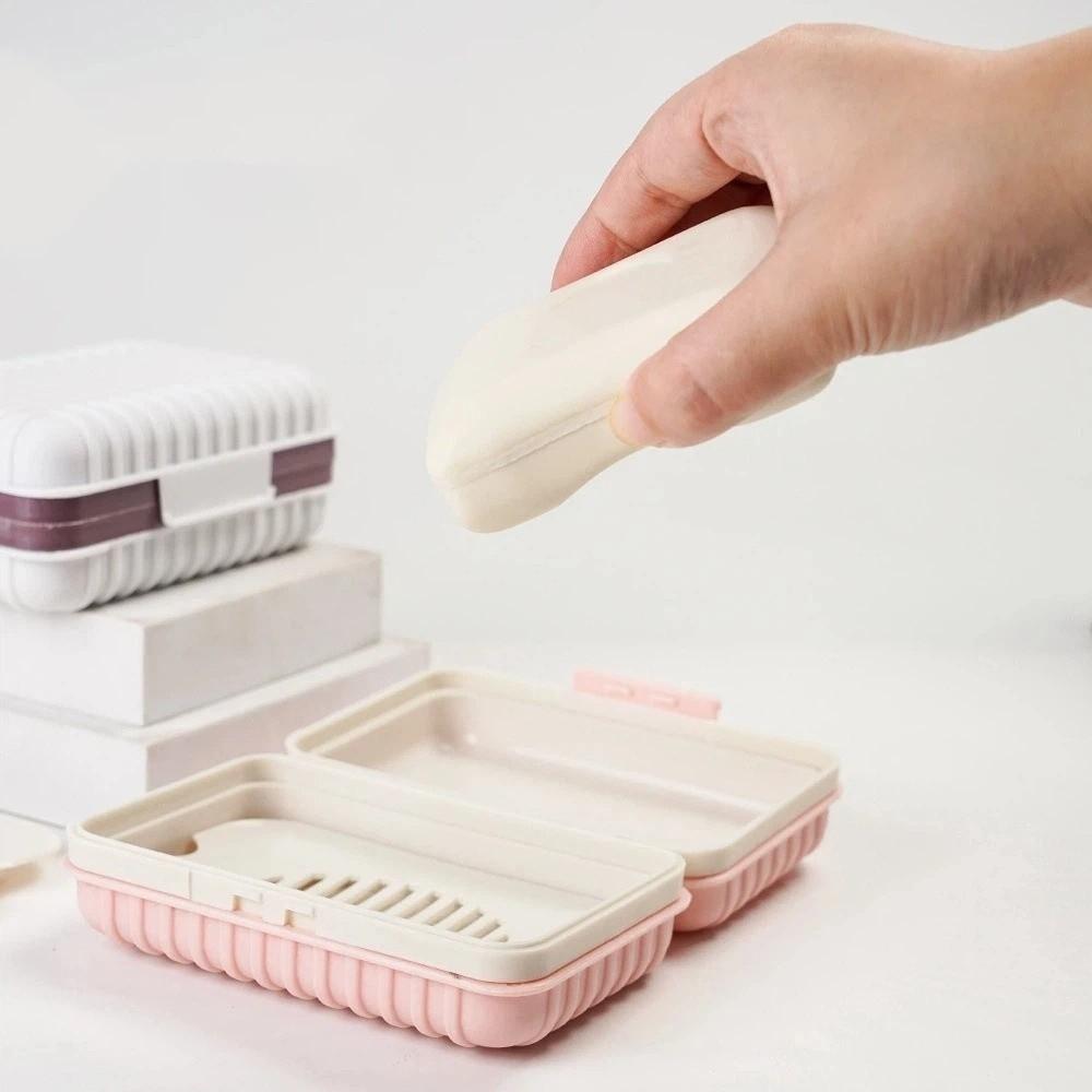 Thickened Plastic Soap Box Waterproof Soap Holder Detachable Travel Soap Dish  Camping