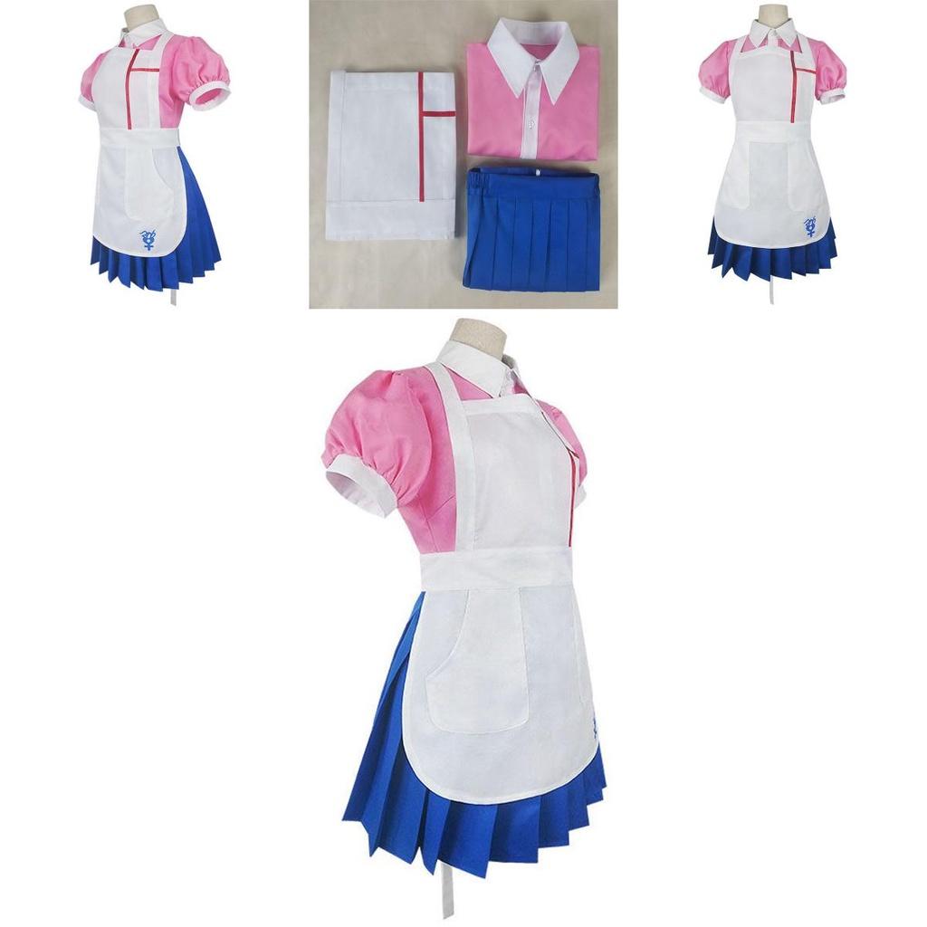 Anime Danganronpa Mikan Tsumiki Halloween Party Costume Suit