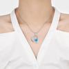 Xiyin Heart Pendant Necklace: European-American Eternal Love Double-Layer Design