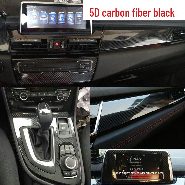 2 Series Touring Car Interior Carbon Fiber Stickers - Fits 218i, 220i, F22, F45, F46
