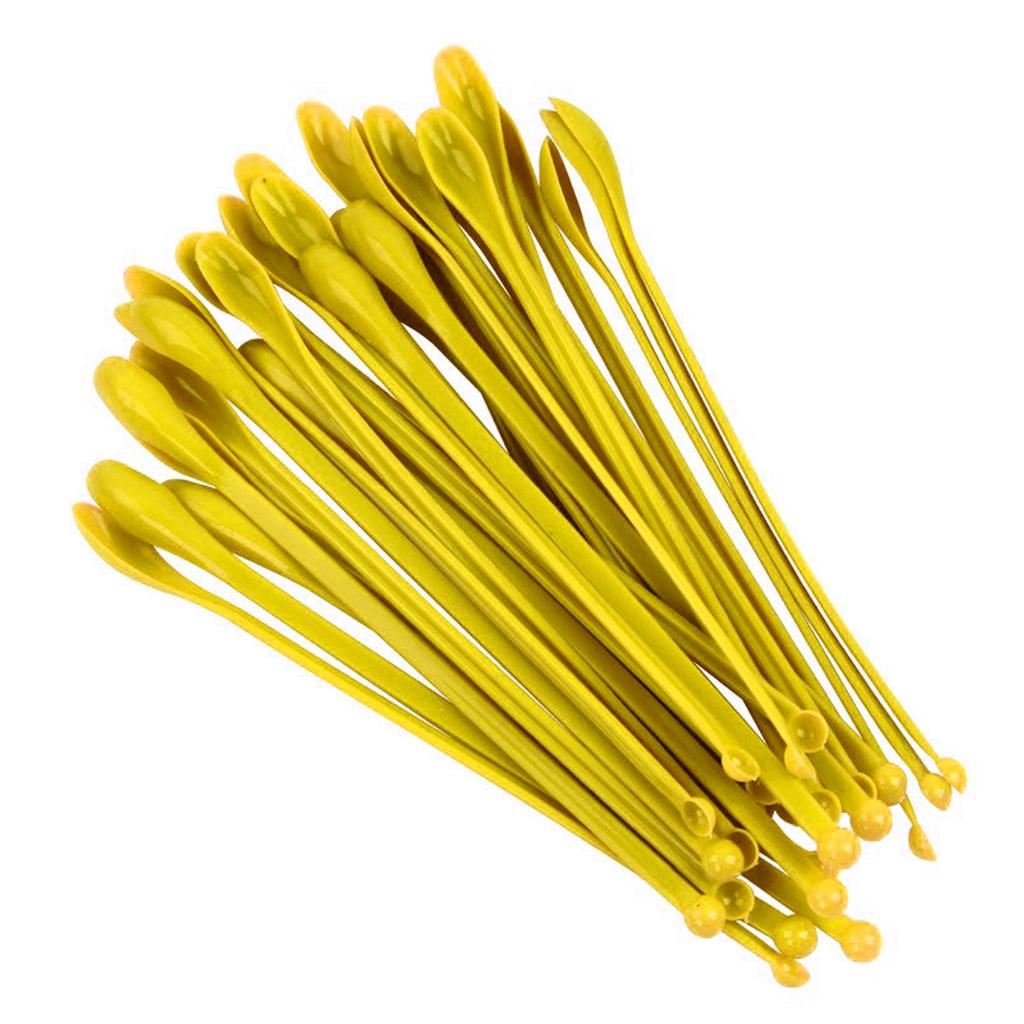 50 STÜCKE Doppelseitiger Labor Spatel Mischlöffel Labor Probenlöffel Labor Spatel Probennehmer für Chemie Reagenz Probenahme