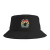 Kapelusz Bucket Cat Dink Madafakas do Pickleballa Dla Unisex Kobiet Kapelusze FisherUnisex Retro Kapelusze Podróżne Plażowe Miękkie Streetwear Kapelusze Przeciwsłoneczne