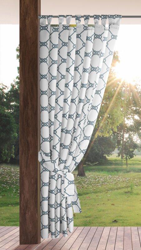 Garden Curtain 155X220 White Knot