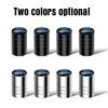 KLYD4 4PCS Car Styling Wheel Tire Valve Stem Cover Cap For Ford Mustang Focus 2 3 4 Mondeo Fiesta Ecosport Kuga Fusion Ghia Shelby