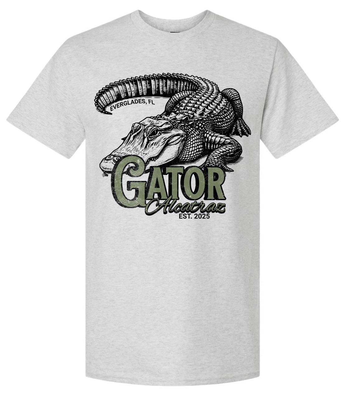 Trenz Shirt Company Men s Graphic T-Shirt - Gator Alcatraz, Everglades S