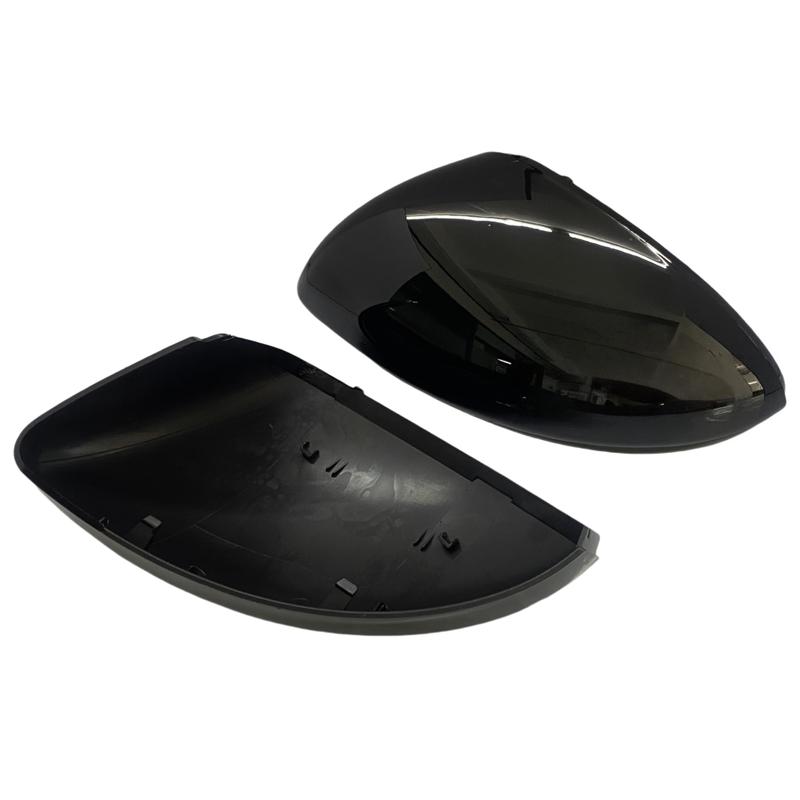 For Renault Clio MK5     2024 2025 Glossy Black/White Car Replacement Rearview Side Mirror Cover Wing Cap