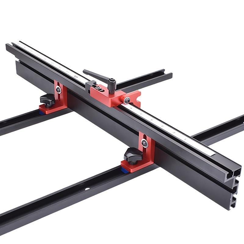 Aluminum Alloy T-Track Stop Block Miter Track Fence Flip Stop Precision Chute Locator Woodworking DIY Workbench Hardware Tools