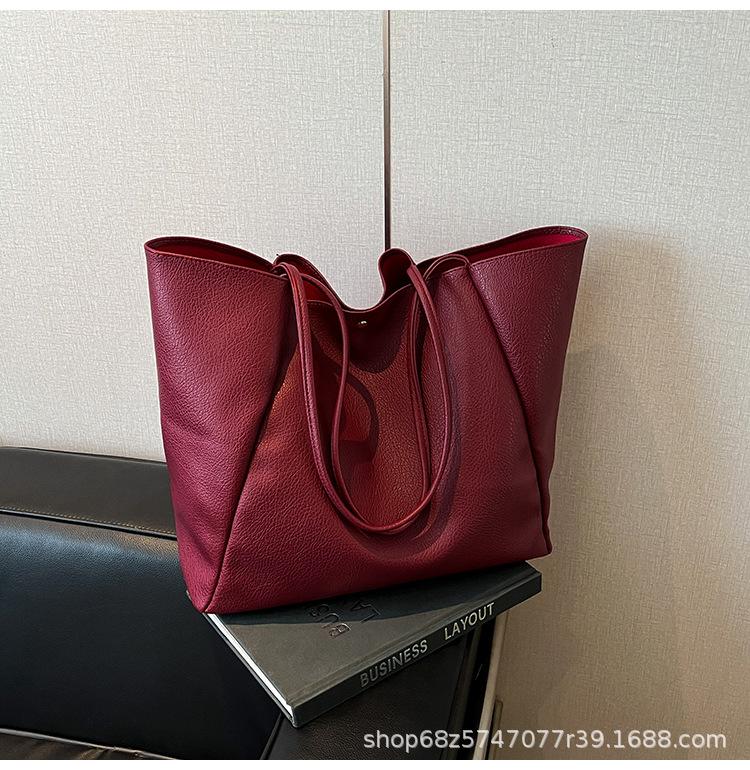 

Merad Tote bag women s 2025 new popular high-end textured shoulder bag large-capacity versatile commuter bag