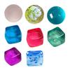 1/2/4Pcs Shapeable Coconut Oil Squeeze Ball Stress Relief Clear Ice Cube Toy Slow Rising Focus Aid Anti-anxiety Sensory Toy