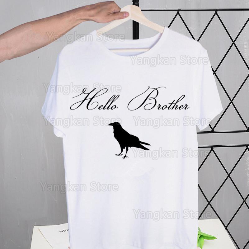Damon Salvatore The Vampire Diaries Tshirts Men Shirt Harajaku Chronicles Vampiricas Summer Streetwear Casual Tee Short Sleeve