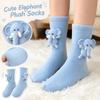 3D Plush Animal Socks for Adults Cute Warm Novelty Mid Calf Socks