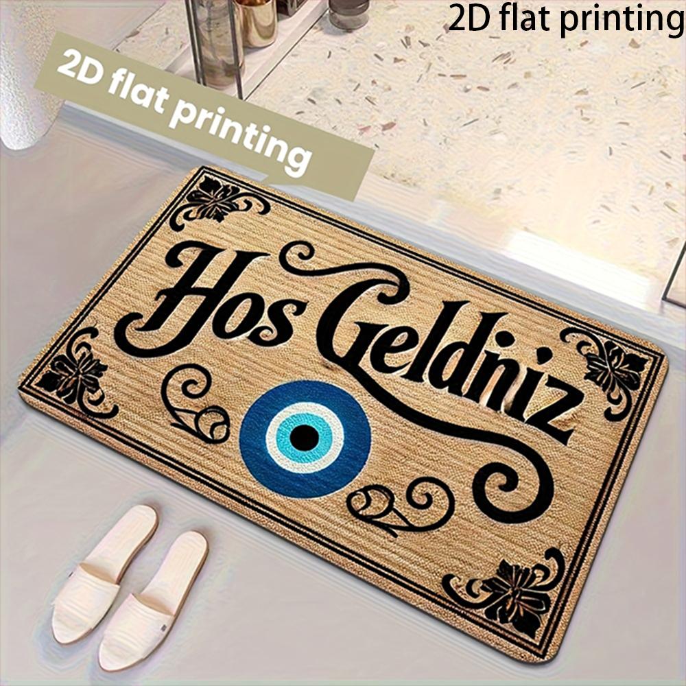 

2D Flat-1PC Door Mats for Your Home , Welcome mats for home decoration. 40cm x 60cm