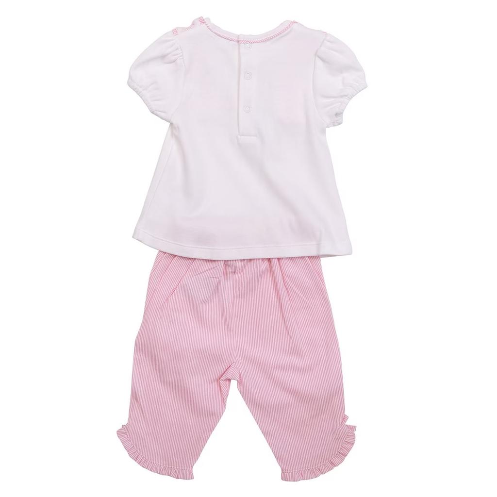 Mintini Baby Girls Striped Top & Bottom Set