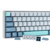 Ussixchare PBT Shoko Custom 168 Key Cherry Profile Doubleshot Keycap Set for MX Switches for US ANSI Layout Mechanical Keycaps, 60%/64/84/108