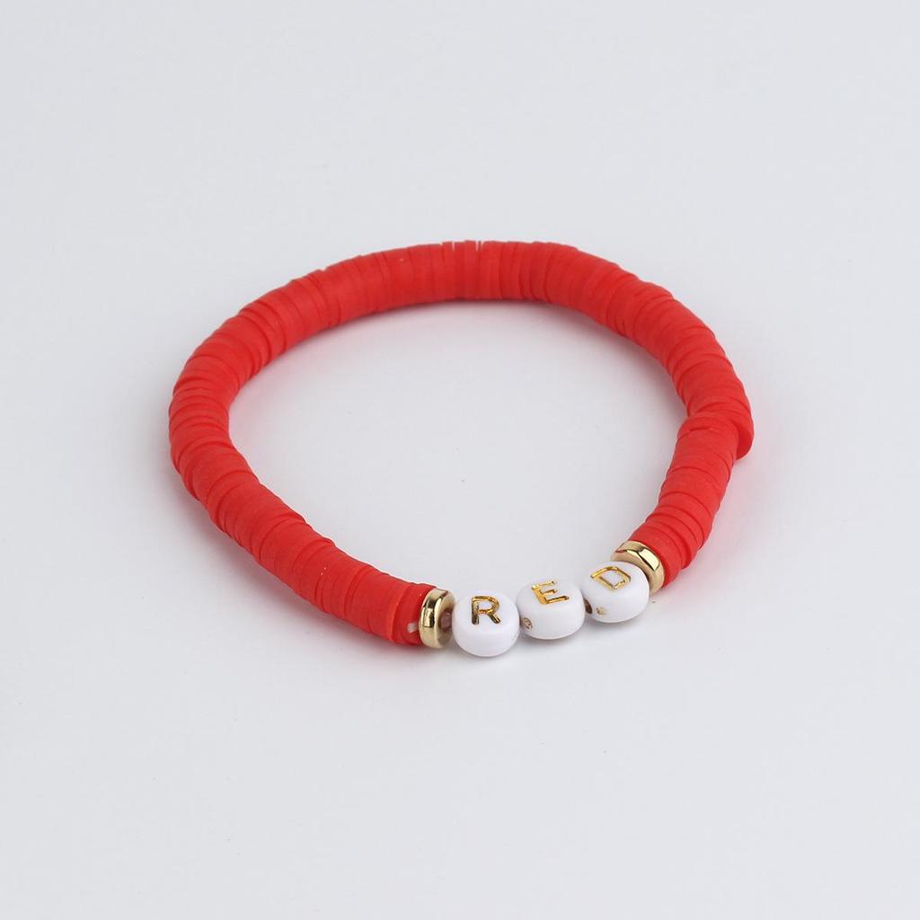 Taylor Swift Friendship Bracelet: Pink Letters Inspired by Lover, Fearless, Anti-Hero, 1989, and Reputation.
