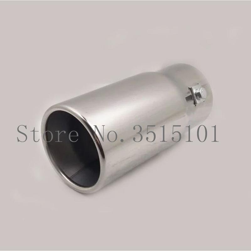 For Jeep Compass 2017 2018 Car Styling Cover Muffler End Stainless Steel Tail Pipe Dedicate Outlet Exhaust