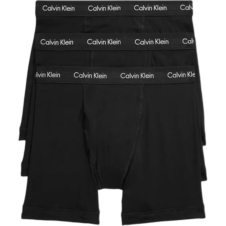 Calvin Klein Мягкие эластичные боксеры-брифы с влагоотводящим эффектом Мужское нижнее белье Черный NB2616-001 M