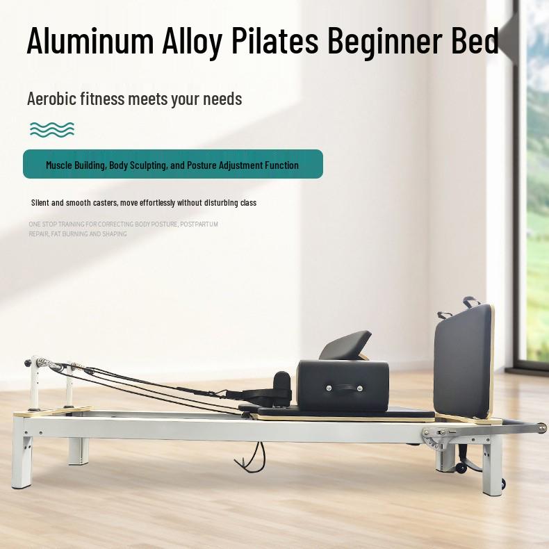 Aluminum Alloy Pilates Core Bed with Silent Slide Rail for Beginners
