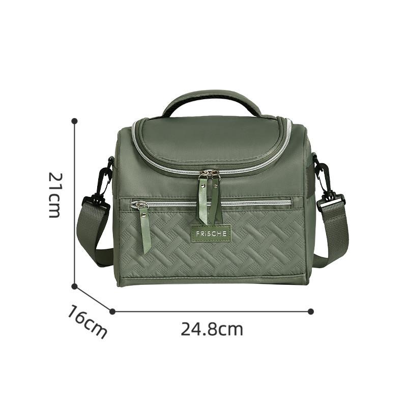 Modern Minimalist Lunch Bag With Insulated Polyester For Office Workers And Picnics