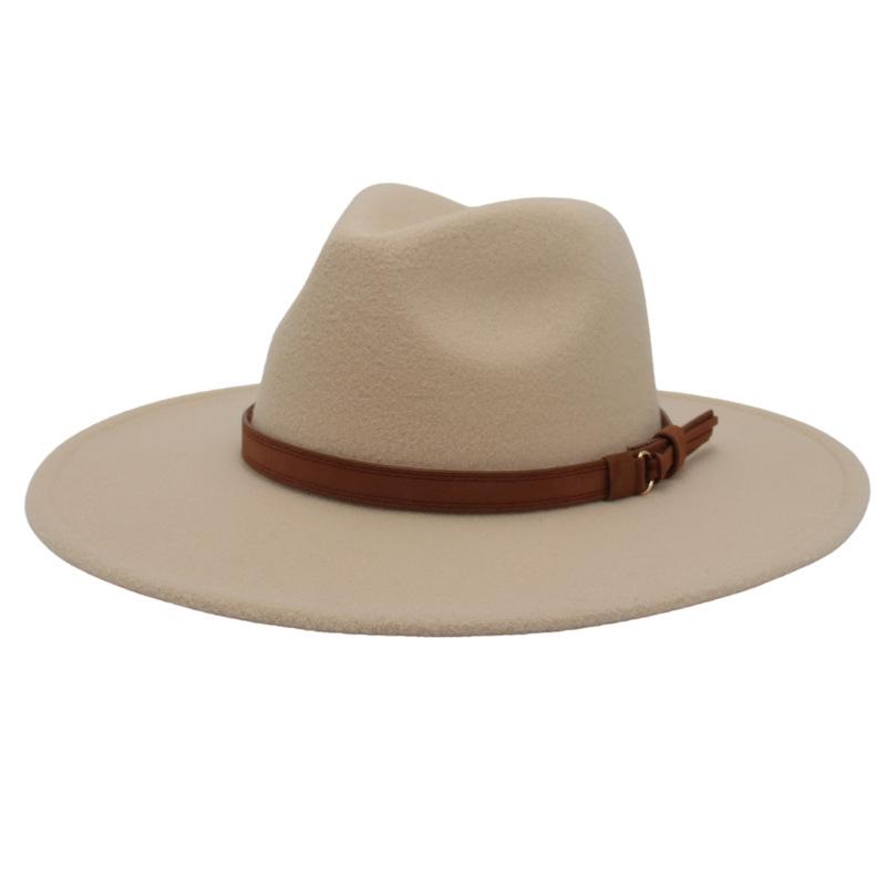 Cashmere Brim Jazz Hat Lady Gentleman Top Hat Party Banquet Coat With Hat