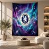 Arazzo Decorativo, Arte da Parete Stampato Chelsea FC, Appeso a Parete Leggero per Sfondo Camera da Letto