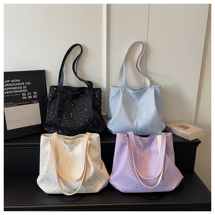 Women's Large Capacity 2026 Trendy Korean Style Shoulder Tote Bag