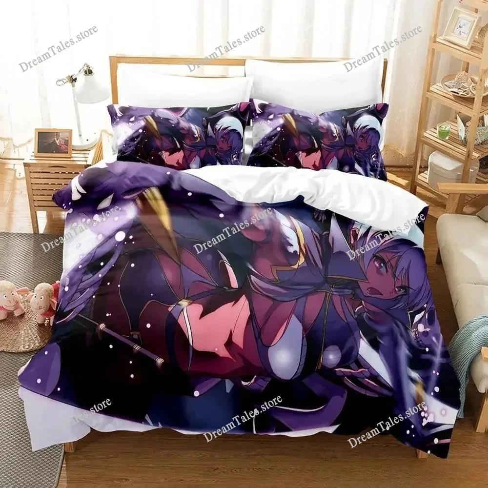 Queen Blade Bedding Set Japan Anime Cartoon Duvet Cover Set Comforter Bedspread Linen Twin Single Size Printed Home Textile