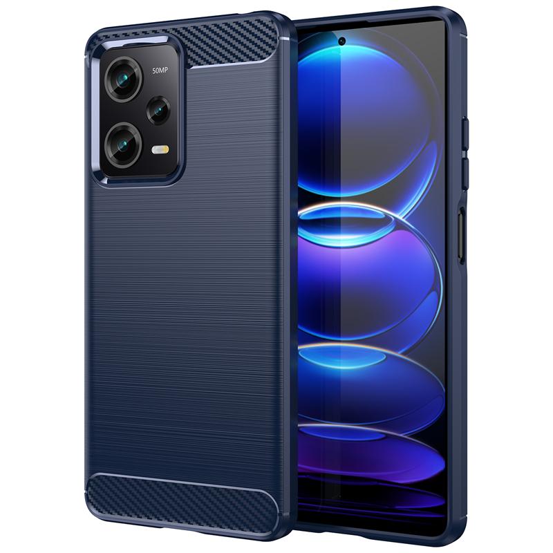 For Xiaomi Redmi Note 12 Pro 5G Case Bumper Silicone Carbon Fiber Cover For Redmi Note 12 11 Pro Case For Redmi Note 12 Pro Case