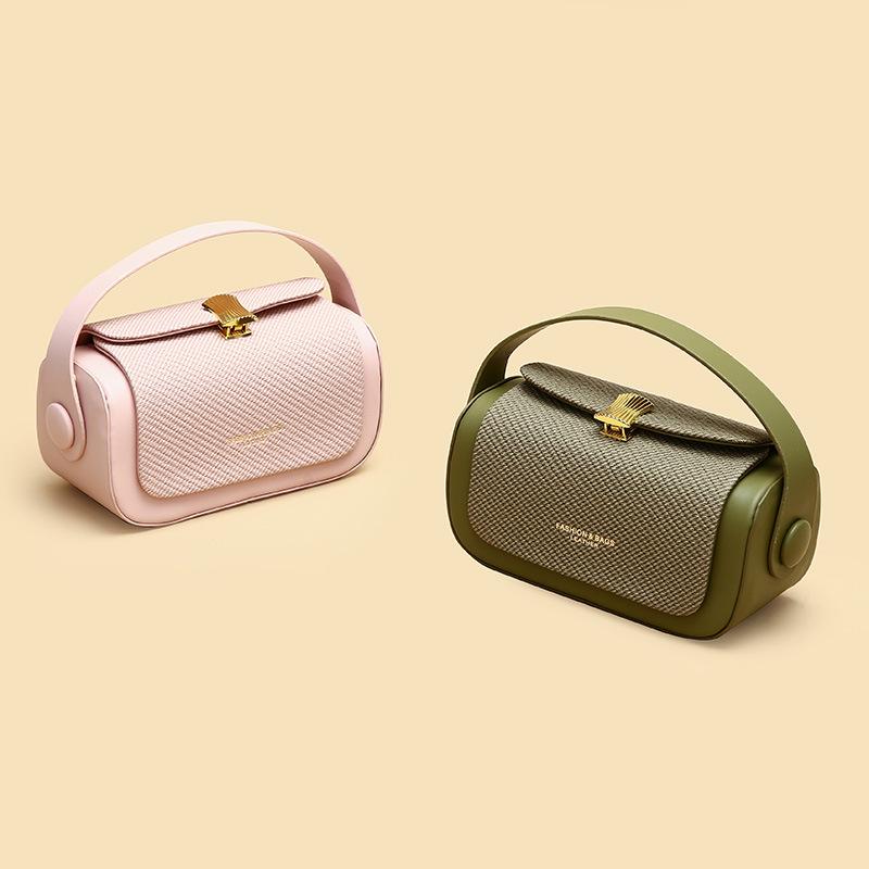 2025 Women's High-End Solid Color Handbag: Fashionable, Versatile Shoulder & Crossbody Bag