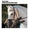 Summer Horse Fly Protecting Mask Light weight Meshes Fabric Face Guard For Ride Enthusiasts And Professional Trainers