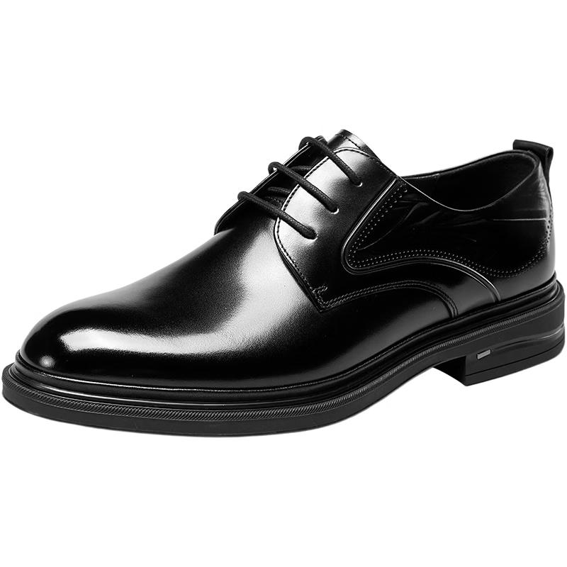 Yearcon Men s Classic Leather Business Formal Derby Shoes 45