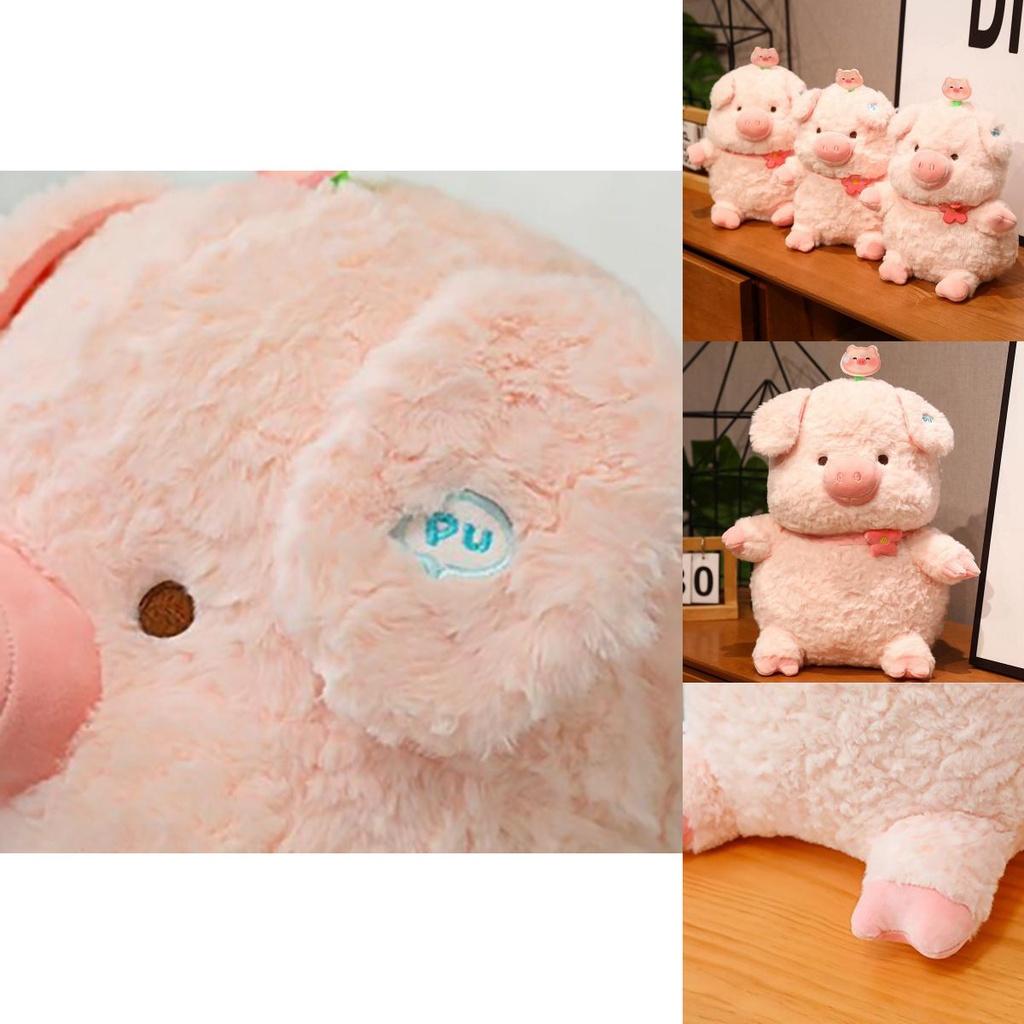 Cute Pu Pig Plush Toy Adorable Stuffed Pig Doll For Girls Soft And Huggable Animal Toy