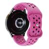 20/22mm Round Hole Silicone Strap Suit for Samsung Watch Series In 20/22mm Width Eco-friendly Silicone Strap with Grainy Pattern