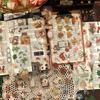 JIAMEI 20sheets/book Memory Parade Series Creative Retro Plants Flowers PET Die cut Stickers Book Decor Journal Supplies