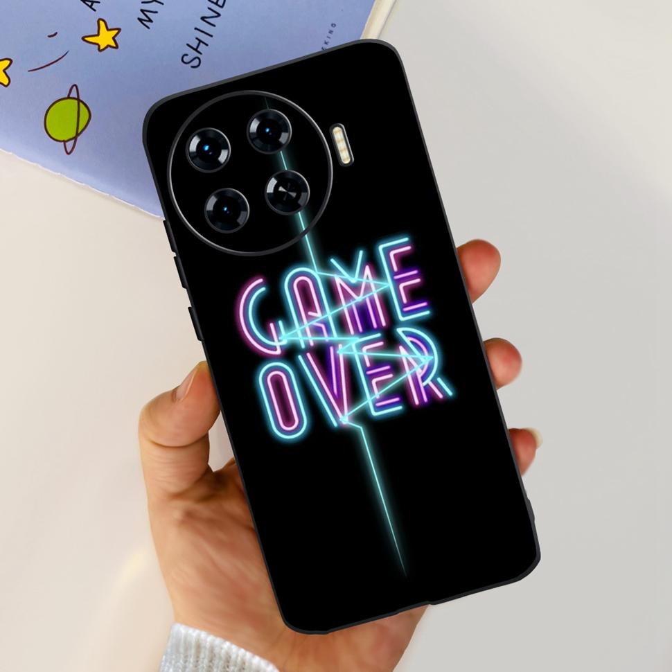 For Tecno Spark 20 Pro Plus Casing Cute Painted Cover KJ7 Soft Silicone TPU Phone Case For Spark20 Spark 20 Pro+ Bumper 6.78"