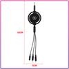 Car Mounted Telescopic Three In One Mobile Phone Charger For Opel Astra H G Corsa Insignia Astra Antara Meriva Zafira Interior