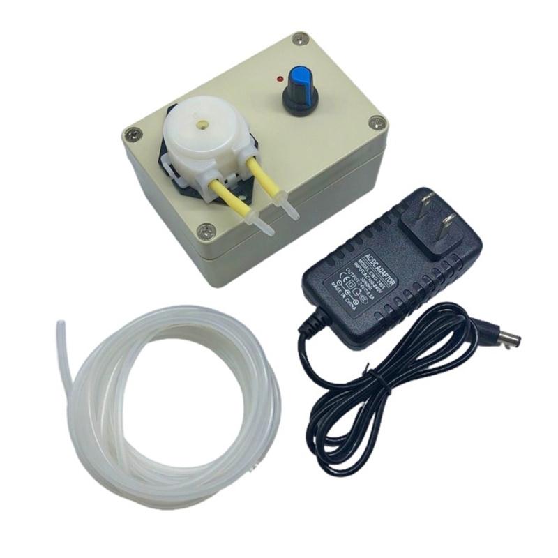 

Mini Electric Water Pump Dosing Pump Micro Peristaltic Pump with Adjustable Flow Rate US Plug Creep Pump Titration Pump 1