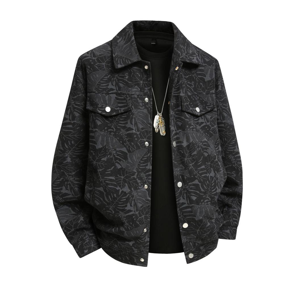 High-end Jacket for Men In Spring and Autumn Spring New Trendy Handsome Casual Stand-up Collar Jacket for Men